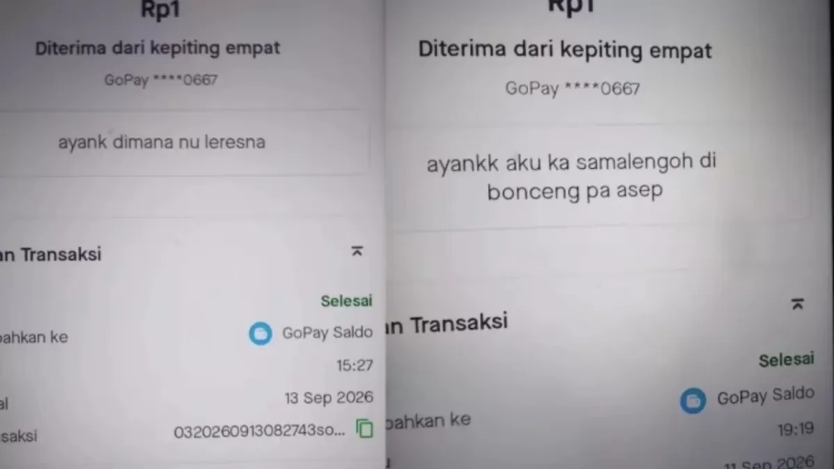 viral modus selingkuh lewat transfer gopay rp1 istri bongkar chat suami dengan oknum guru